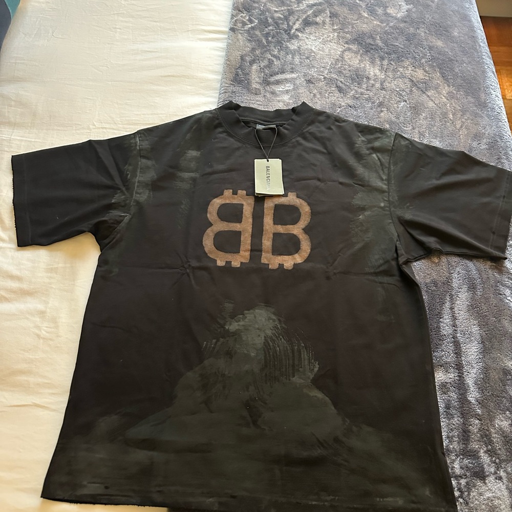 Balenciaga Black Short Sleeve Tee